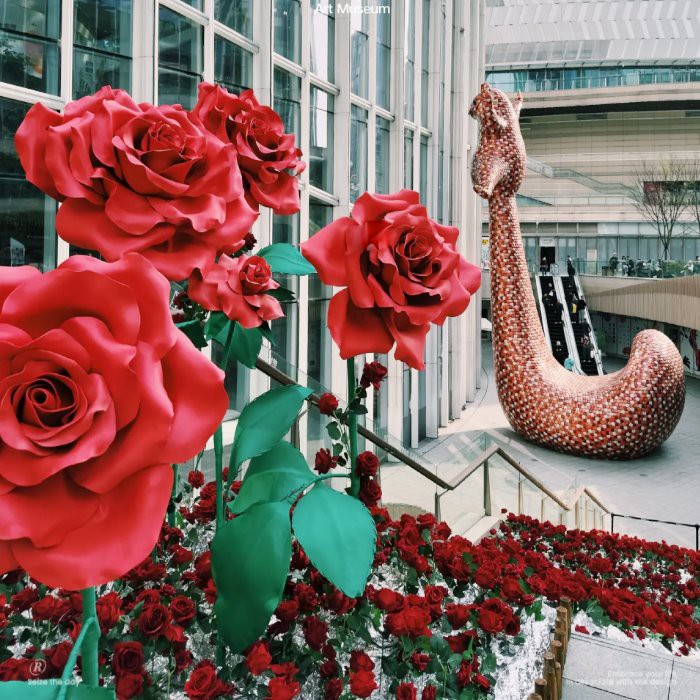 Valentinovo roža dnevnega papirja