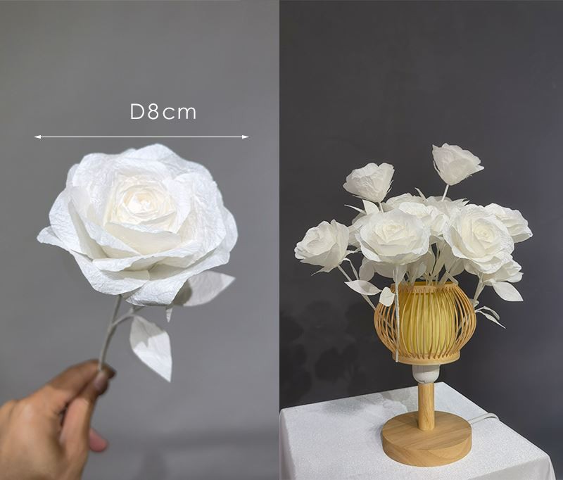 Mini papirnati cvetovi za obrti