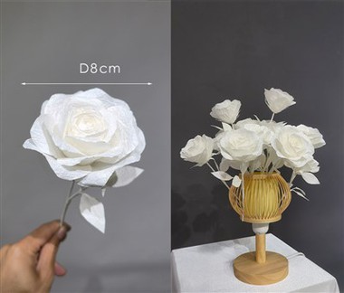 Mini papirnati cvetovi za obrti